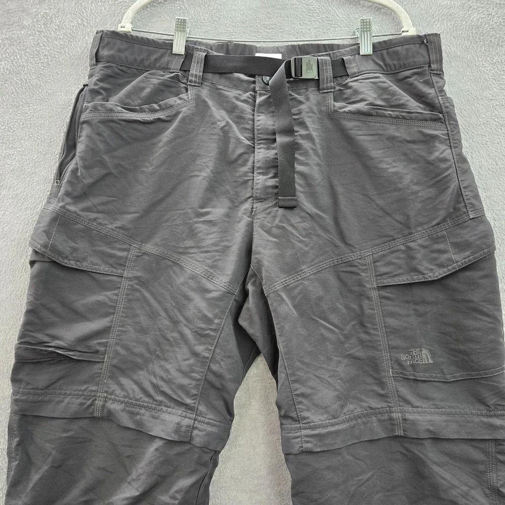 The North Face Men Activewear Pants 38 Black Convertible Shorts 30